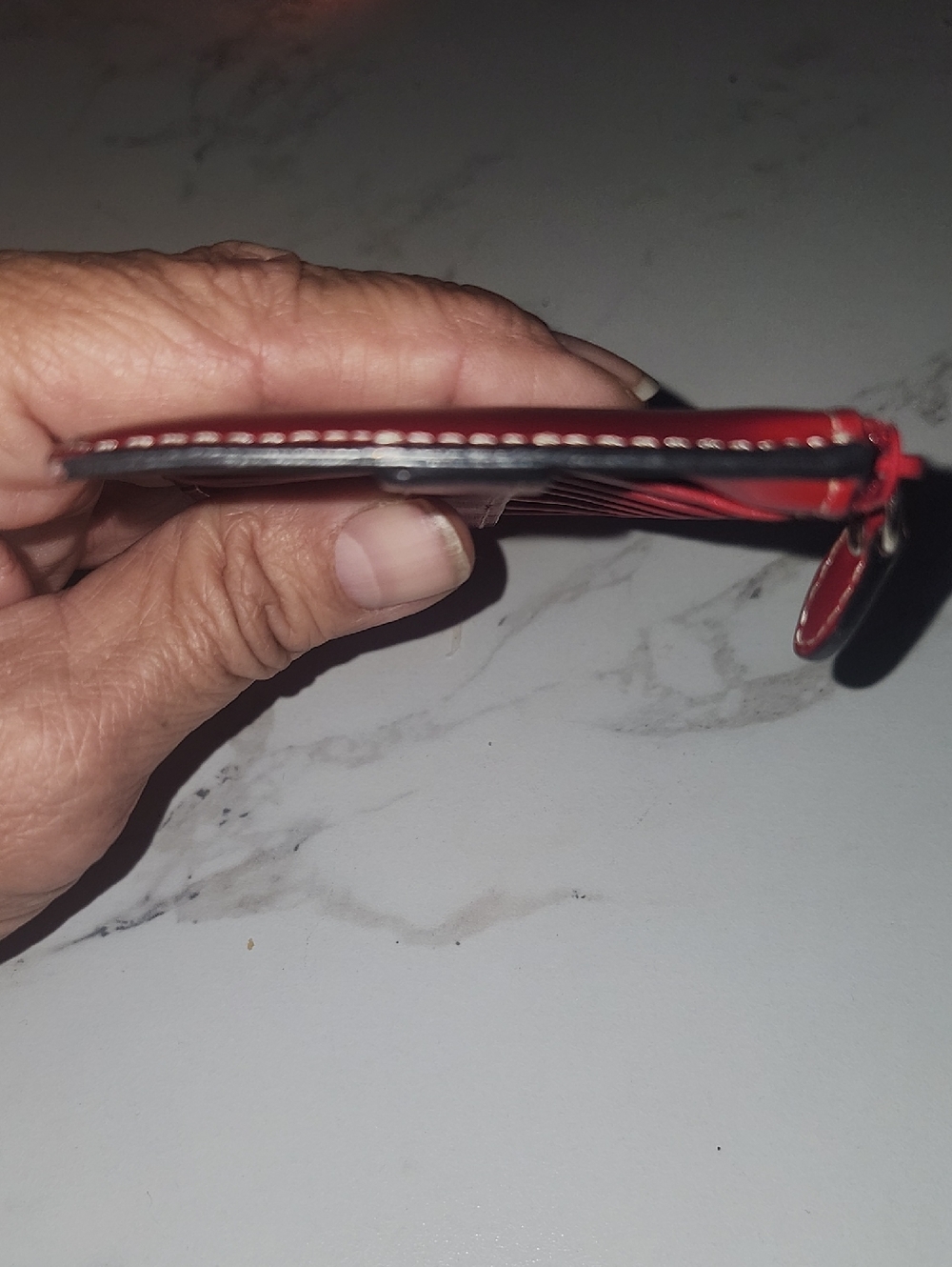 Lodis Red Women's Leather Wallet - Picture 7 of 7